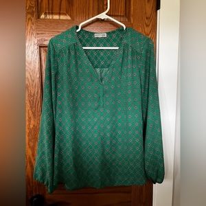 Green Classy Blouse